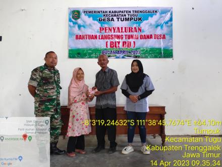 Penyaluran BLT DD Bulan April 2023
